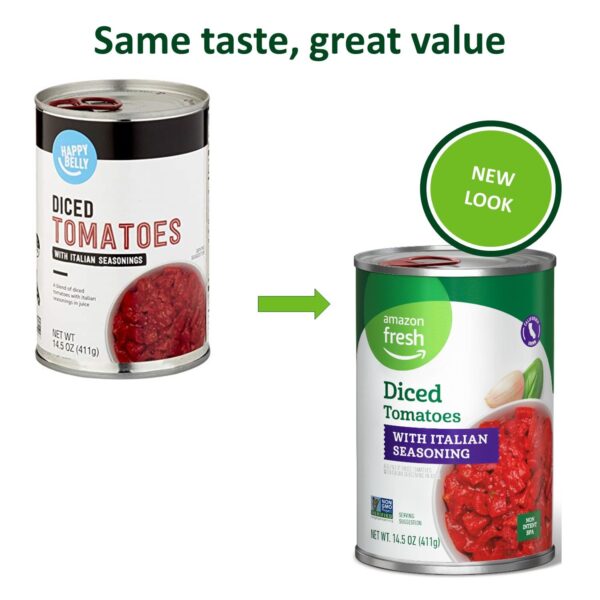 Diced Tomatoes with Italian Seasonings Packaging - Image 3