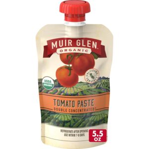 Organic Tomato Paste in Resealable Pouch, 5.5 oz.