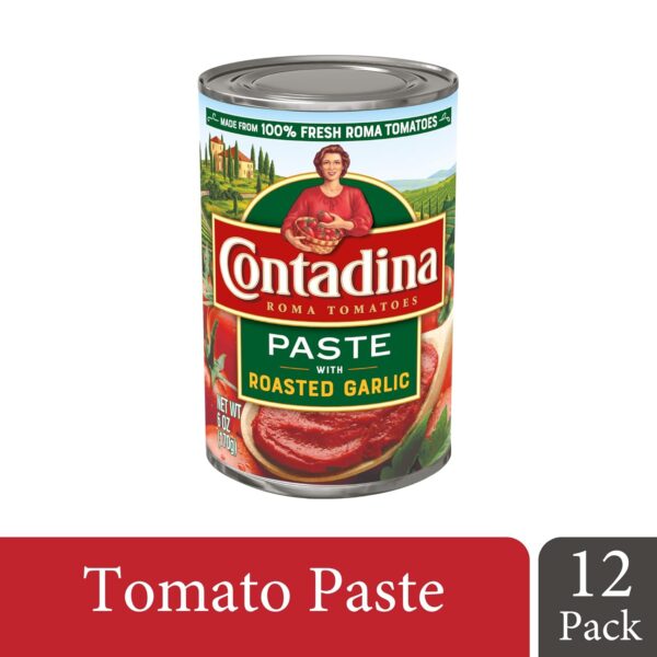 Contadina Tomato Paste with Roasted Garlic - Image 2