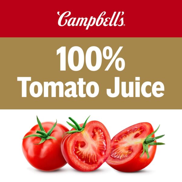 Campbell’s 100% Tomato Juice, 64 (Pack of 3) - Image 3