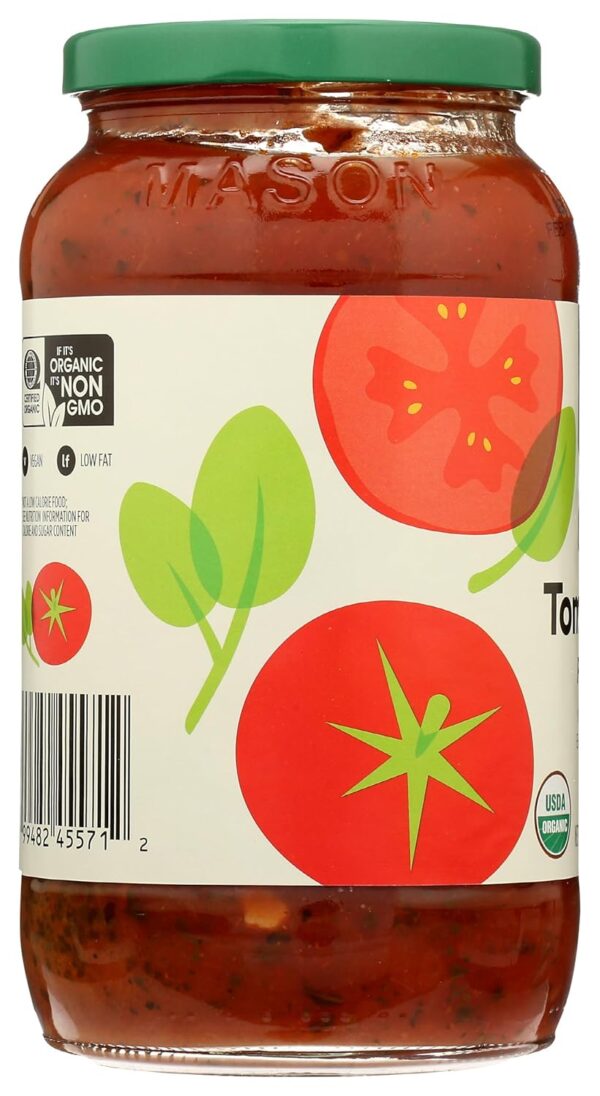 Organic Tomato Basil Pasta Sauce, 25 Ounce - Image 4