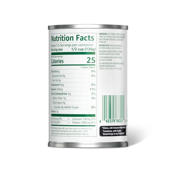 Diced Tomatoes with Italian Seasonings Packaging