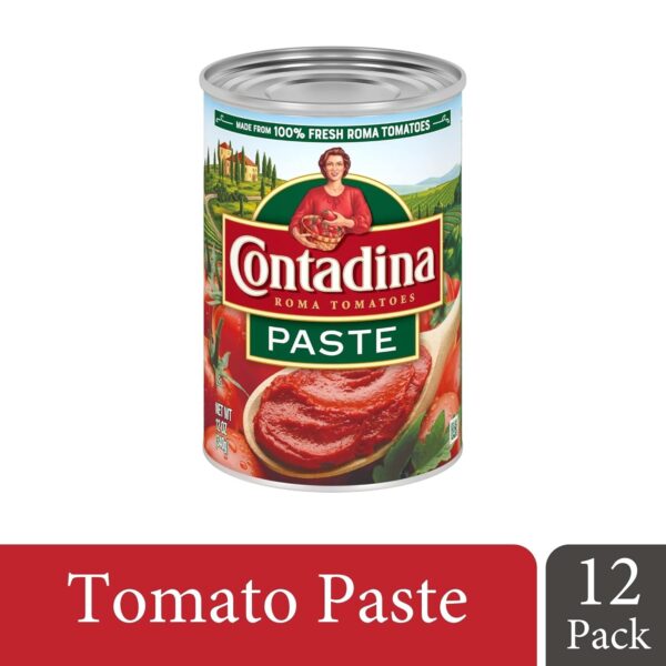 Contadina Tomato Paste, 12 oz (Pack of 12 Cans) - Image 2