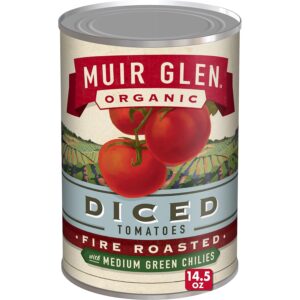 Glen Organic Canned Tomatoes with Medium Green Chilies