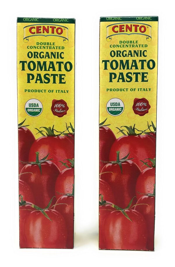 Cento Double Concentrated ORGANIC Tomato Paste - Image 2