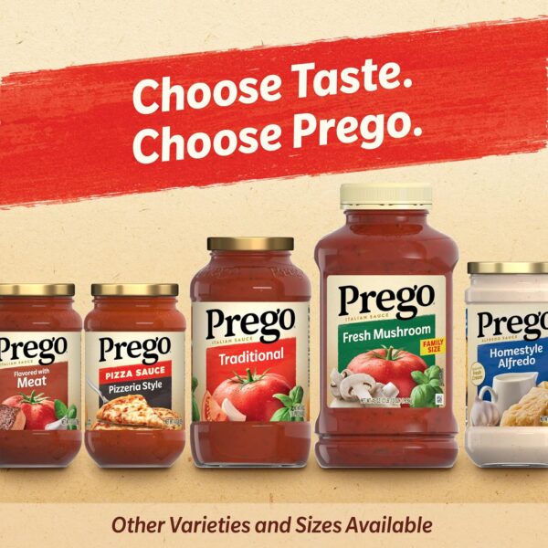Prego Traditional Pasta Sauce, 67 Grocery Food - Image 8