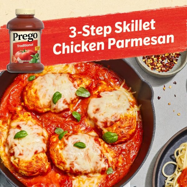 Prego Traditional Pasta Sauce, 67 Grocery Food - Image 4