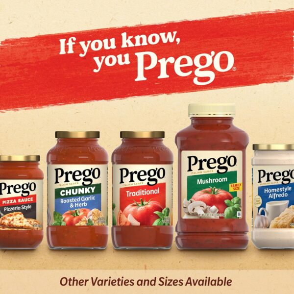 Prego Traditional Pasta Sauce, 67 Grocery Food - Image 7