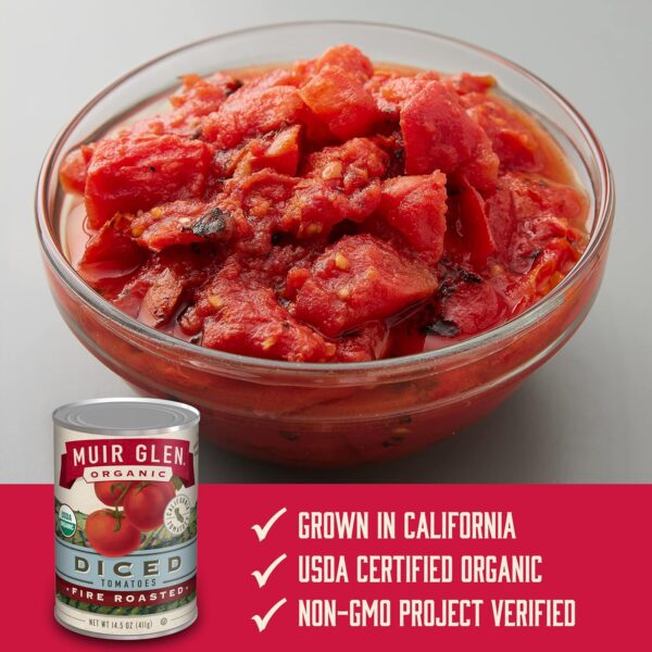 Muir Glen Organic Diced Fire Roasted Tomatoes - Image 3