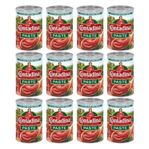 Contadina Tomato Paste, 12 oz (Pack of 12 Cans)